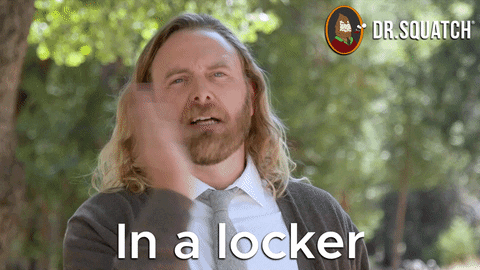 Locker Stinks GIF by DrSquatchSoapCo