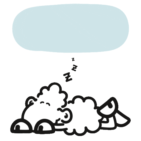 Social Media Sleep Sticker by SHEEPWORLD AG