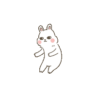 Chengcheng1209 happy rabbit ya lazzybunny Sticker