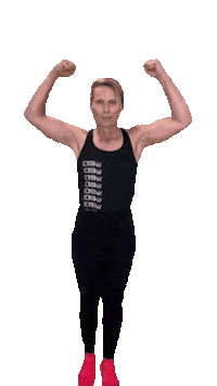 GetVerticalKerryMaher yes cheer flex kerrymaher Sticker