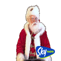 SkyRadio_101fm happy music christmas laughing Sticker