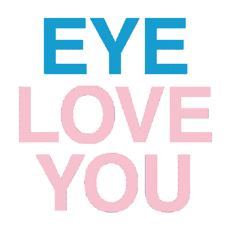 Eye Love Sticker by Stichting Melanoom