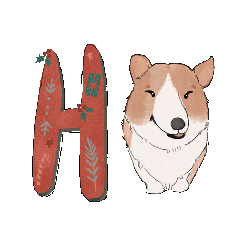 lulalistudio giphyupload dog hohoho pupp Sticker
