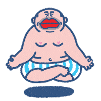 Peacefull flying Sticker by SOWINGHONG