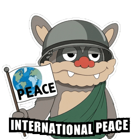 Landing War Sticker