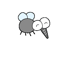 Summer Mosquito Sticker
