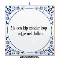 Humor Chaos Sticker by Tegelspreuken.nl