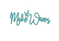 Make Waves Joy Sticker