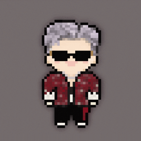 Pixel Dancing GIF