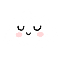 moodoodles happy kawaii cloud moodoodles Sticker