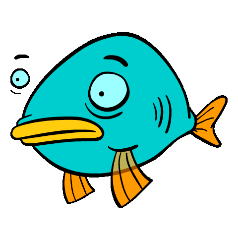 shorri giphyupload pez nadando cartoon fish Sticker