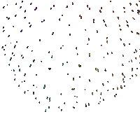 dinaaaaaah rainbow fire explosion fireworks Sticker