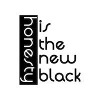 The New Black Quote Sticker by HonestyB
