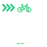 Fitness Bike Sticker by TotalPass Oficial