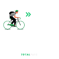Fitness Bike Sticker by TotalPass Oficial
