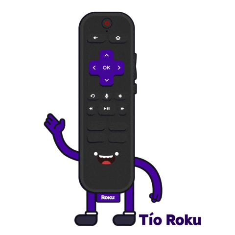 rokumx giphyupload the roku channel series stream Sticker