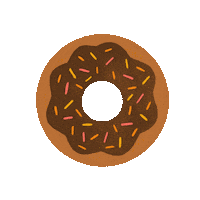 Donut Lockdown Sticker by The Articulate