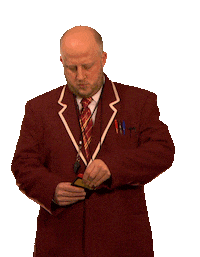 red card iain stirling's celebability Sticker by PotatoITV