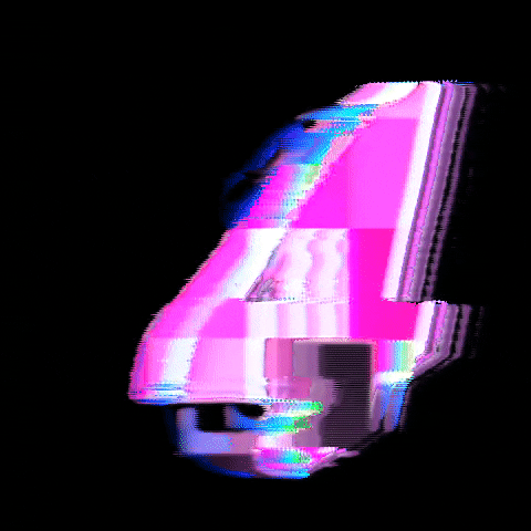 Glitch Numbers GIF by #BASILIO