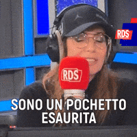 Tired Rds Radio GIF by RDS 100% Grandi Successi