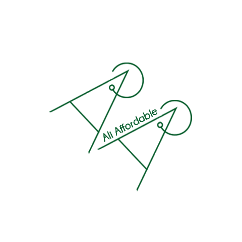 AliAffordable logo shop ali affordable Sticker