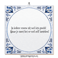 Spreuk Verandering Sticker by Tegelspreuken.nl