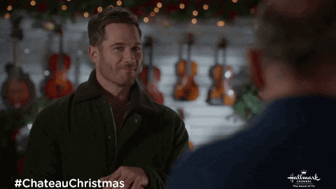 Luke Macfarlane Wow GIF by Hallmark Channel