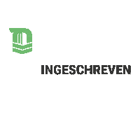 Groningen Ingeschreven Sticker by asvdizkartes