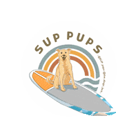 Dog Sup Sticker by sup_pups