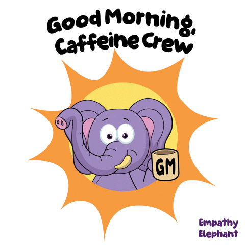 Good Morning Coffee GIF by VeeFriends
