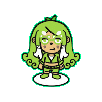 Happy Girl Sticker