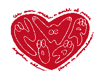 jaxxask heart typography peace hope Sticker