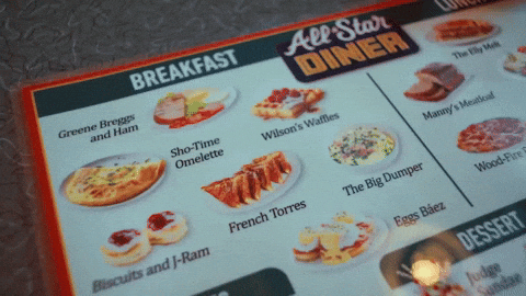 All-Star Diner GIF by MLB