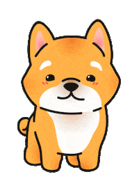 Shiba Inu Dogs Sticker by Koowawa