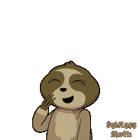 Sloth Sticker by VeeFriends