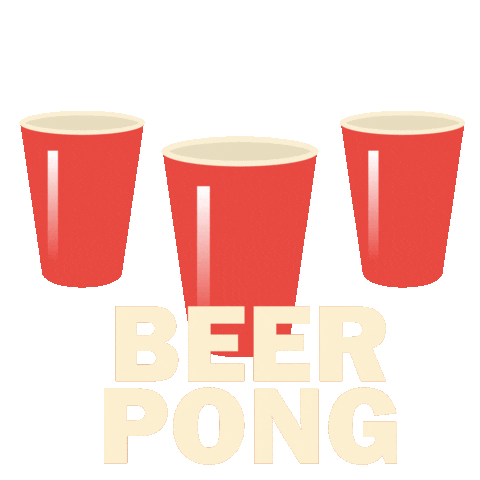 marioricalde_ party fiesta cerveza ping pong Sticker