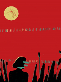 ImyGeorge girl cool aesthetic moon GIF