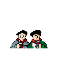 Txikito felicidades bilbao euskadi enhorabuena Sticker
