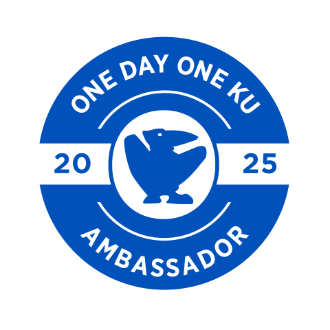 kuendowment giphyupload one day one ku onedayoneku one day one ku 2025 Sticker