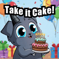 Happy Birthday Cake GIF