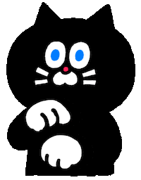 Bored Cat Sticker by Cookids
