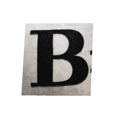 Typography Letters Sticker