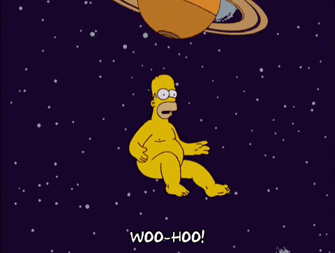 homer simpson space GIF