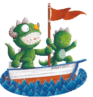 Happy Illustration Sticker by Little, Brown Young Readers