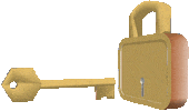 Art Lock Sticker by badblueprints