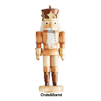 crateandbarrelofficial christmas holiday shop nutcracker Sticker