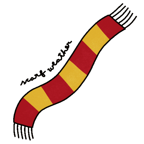 Winter Scarf Sticker by Raf Sinopoli
