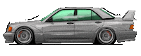 Mercedes Benz Sedan Sticker