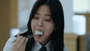 Beauty Eating GIF