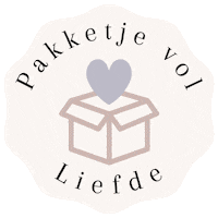 Valentijnsdag Pakketje Sticker by Vers van de pers